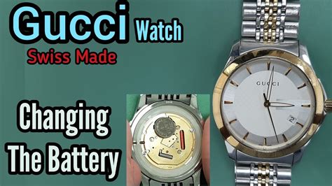 i gucci watch battery|battery for gucci watch price.